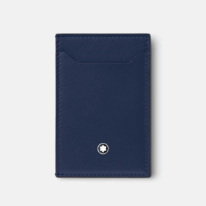 Montblanc - Porta Carte 3 Scomparti Meisterstück in Pelle Ink Blue
