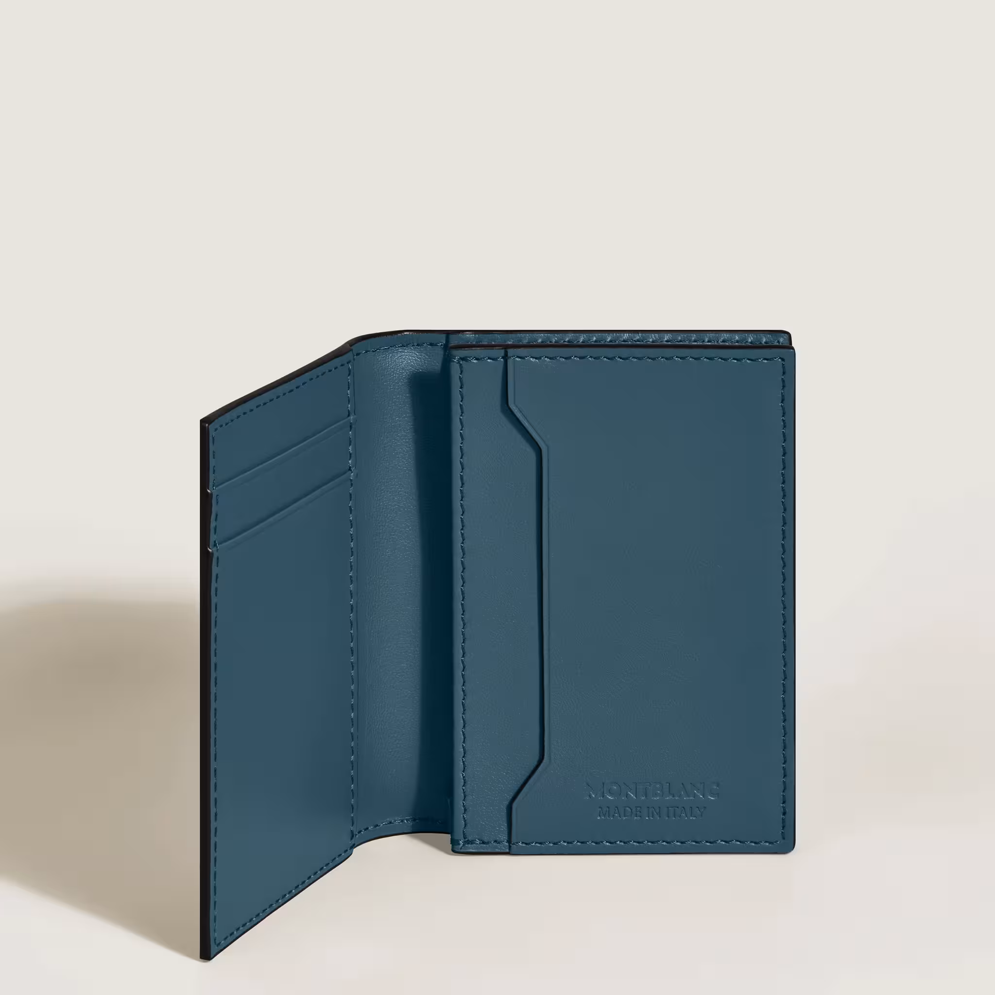 Porta Carte Extreme 3.0 in Pelle Blu Avio - Compatto e Versatile
