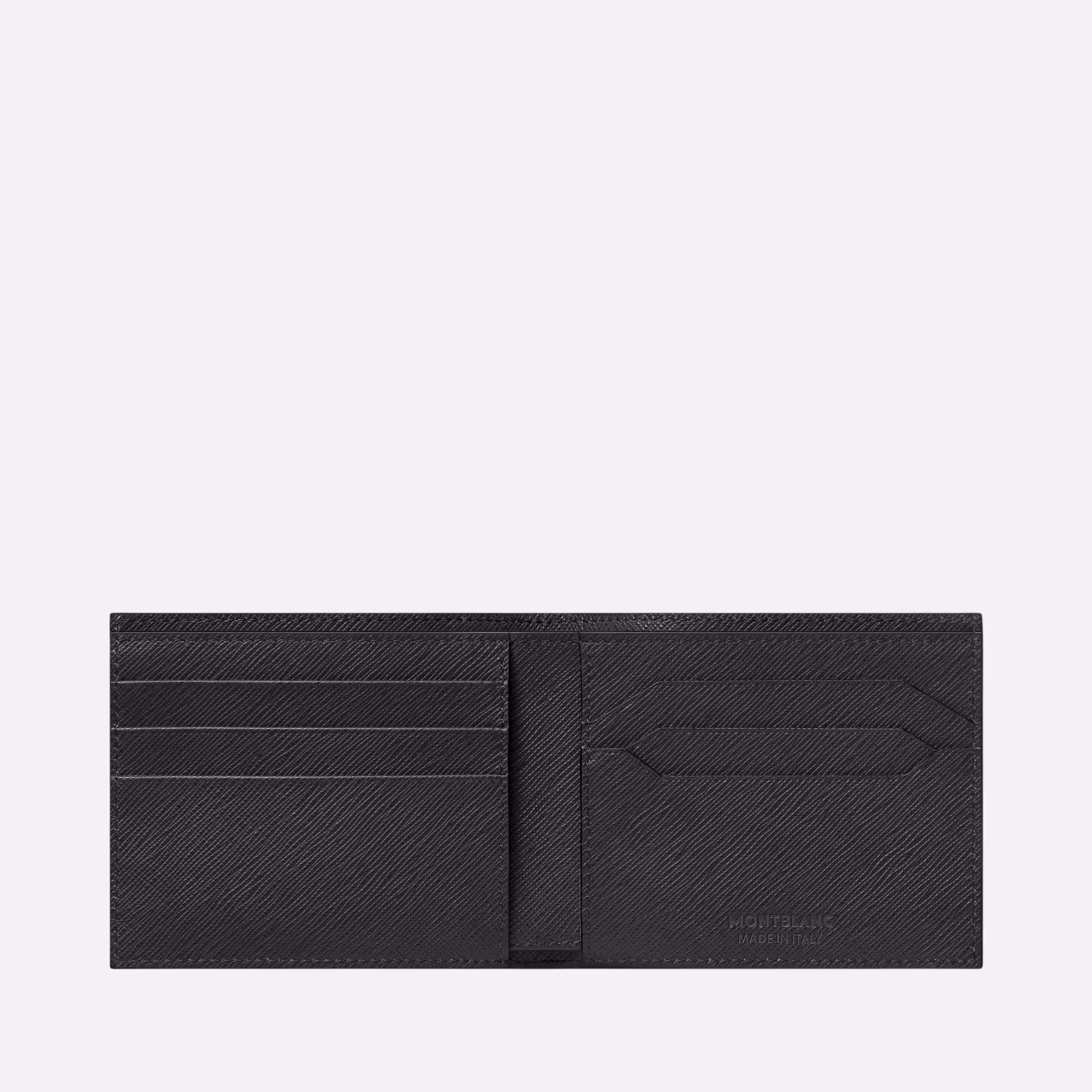 Montblanc - Portafoglio Sartorial 6 Scomparti in Pelle Saffiano Nero