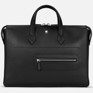 Montblanc - Borsa Portadocumenti Sottile in Pelle Soft Nero
