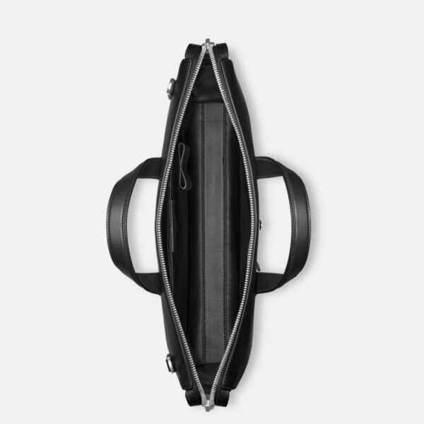 Montblanc - Borsa Portadocumenti Sottile in Pelle Soft Nero