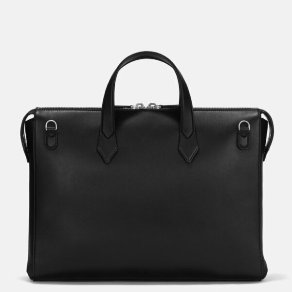 Montblanc - Borsa Portadocumenti Sottile in Pelle Soft Nero