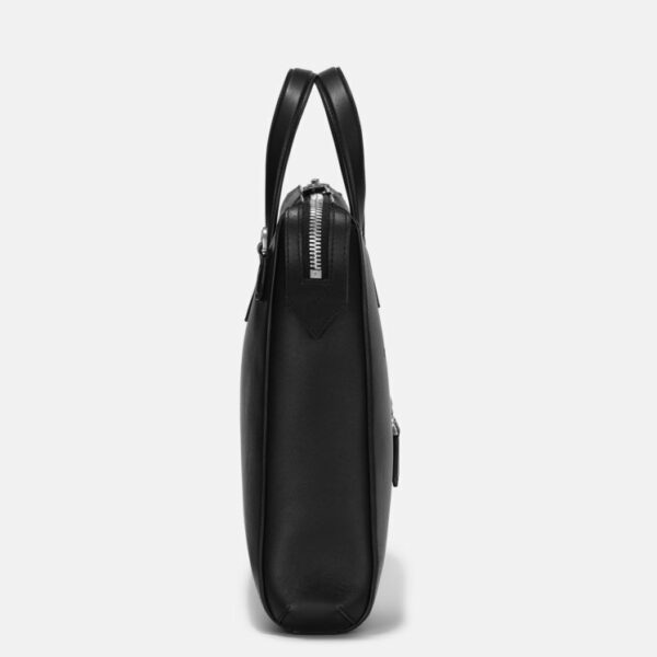 Montblanc - Borsa Portadocumenti Sottile in Pelle Soft Nero