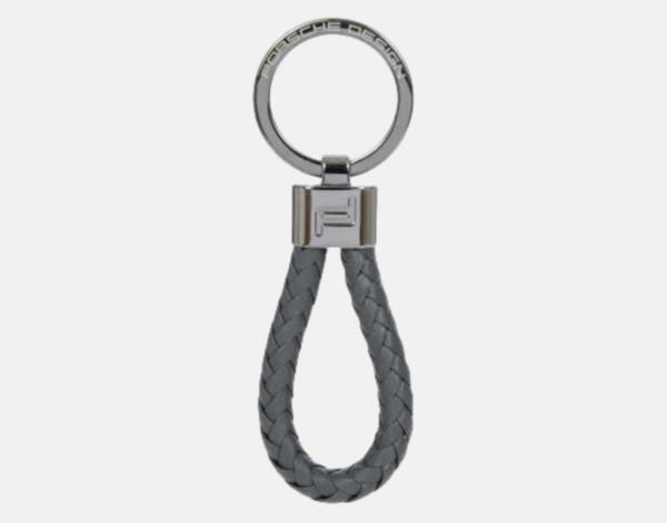 PORSCHE DESIGN Portachiavi Leather Cord Anthracite Grey