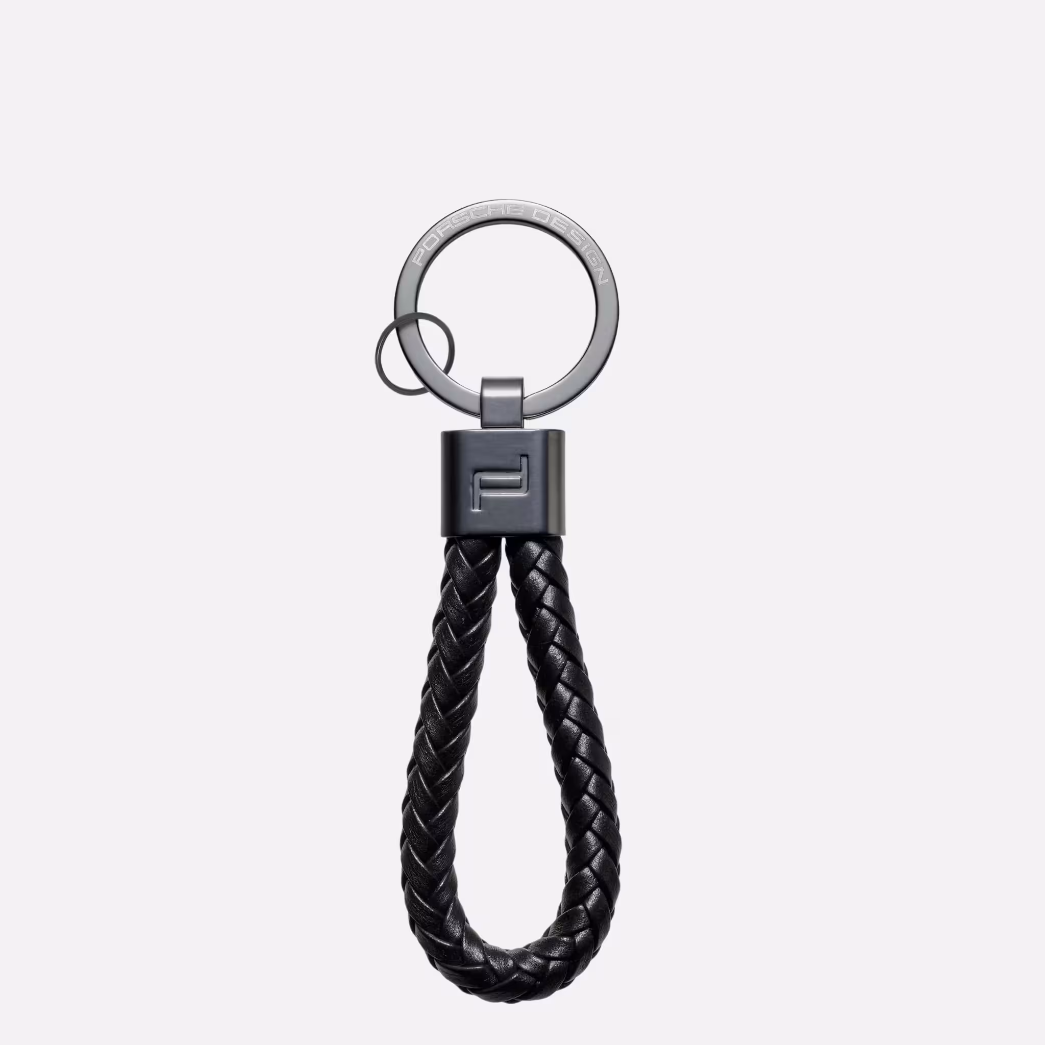 Portachiavi Porsche Design Keyring Leather Cord Nero - Eleganza e Raffinatezza