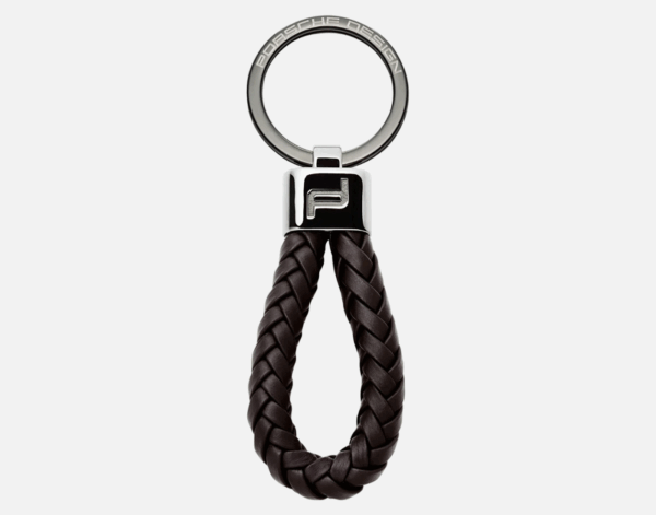 PORSCHE DESIGN Portachiavi Leather Cord Dark Brown