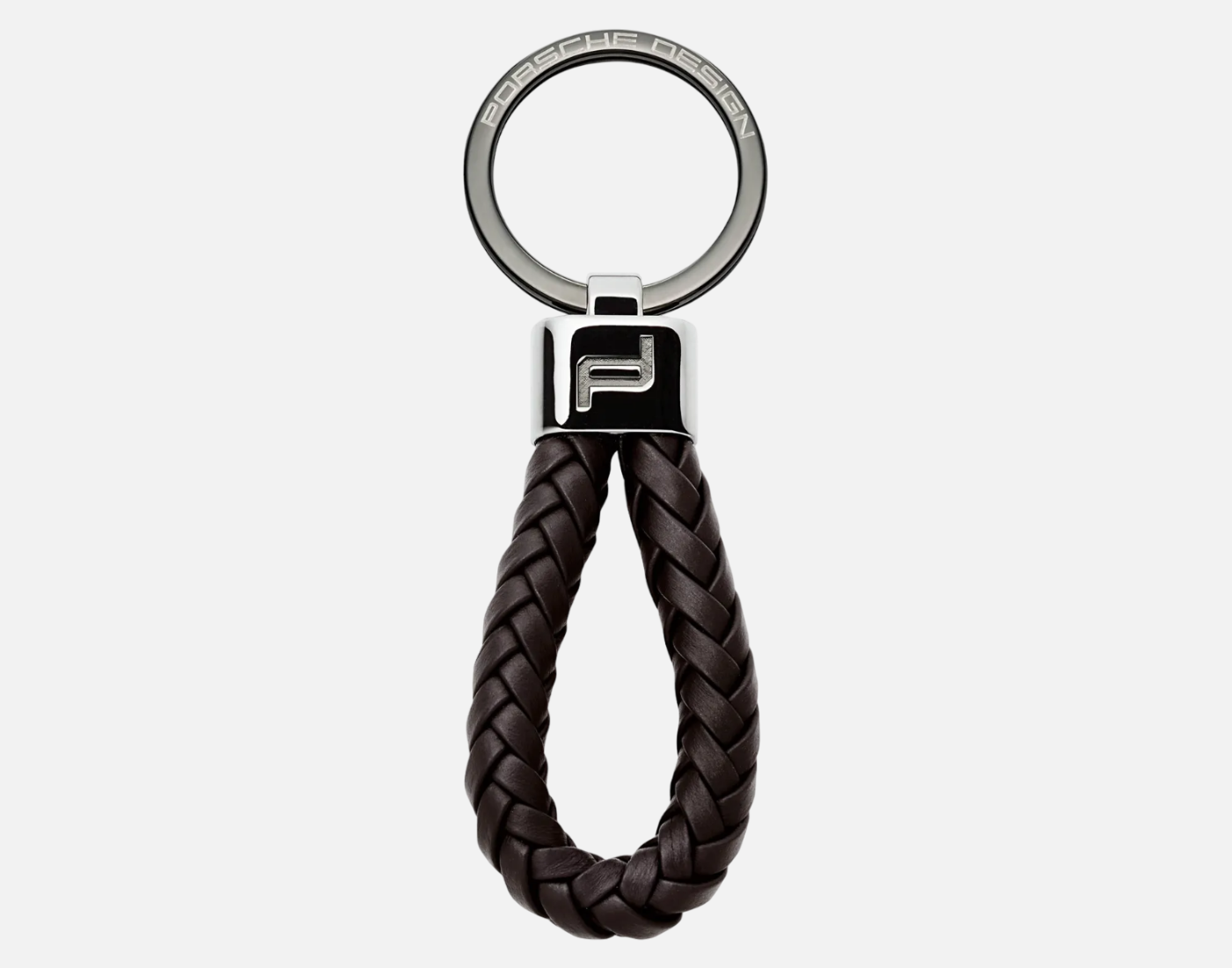 PORSCHE DESIGN Portachiavi Leather Cord Dark Brown