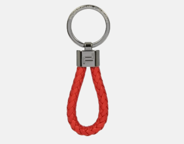 PORSCHE DESIGN Portachiavi Leather Cord Lava Orange