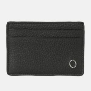 Portacarte Micron in Pelle Nera - Eleganza e Funzionalità in Formato Compatto