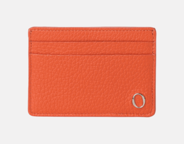 Portacarte Micron in Pelle Melone - Eleganza e Funzionalità in Formato Compatto