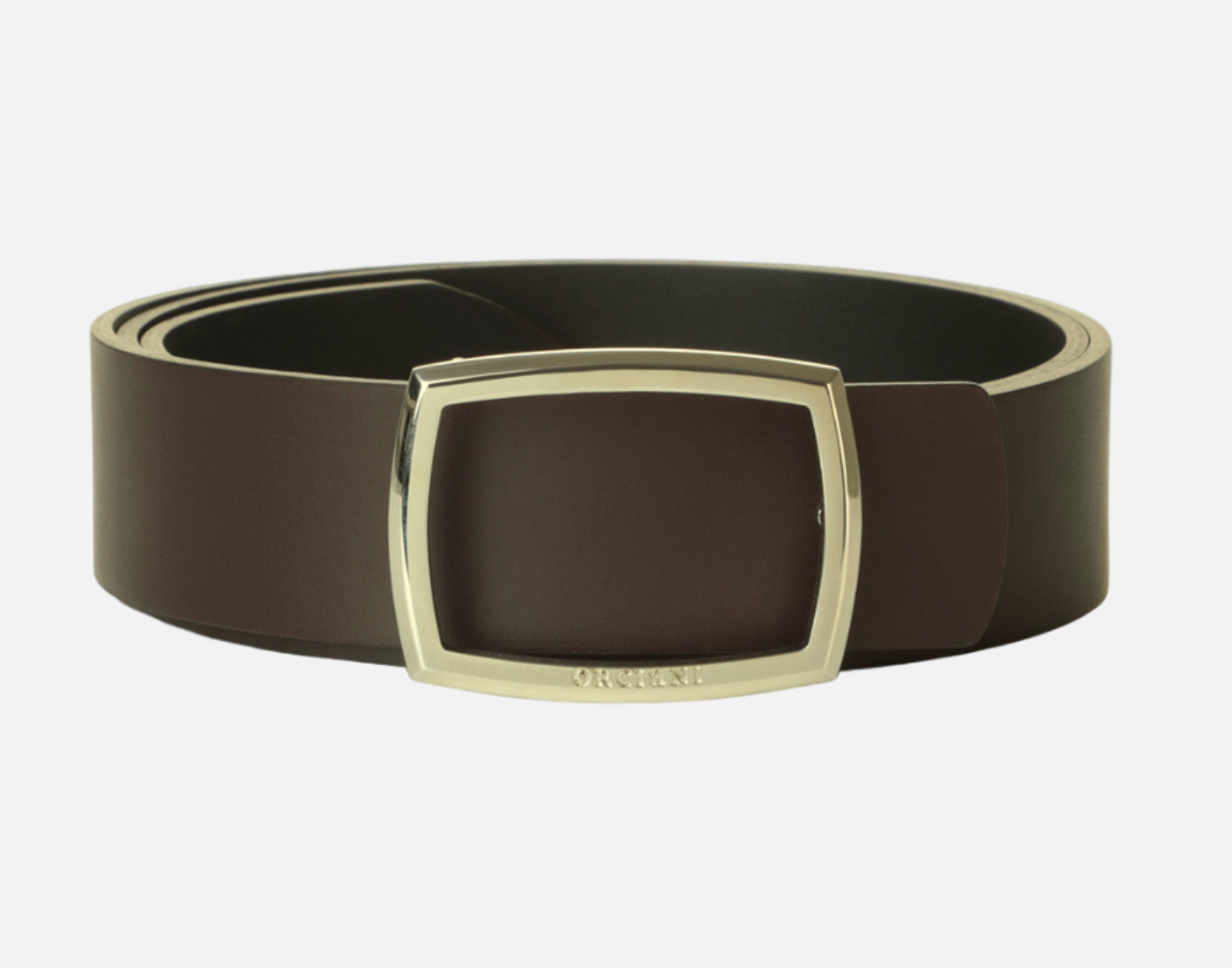 Orciani Cintura Monaco Double - Nero + Sigaro