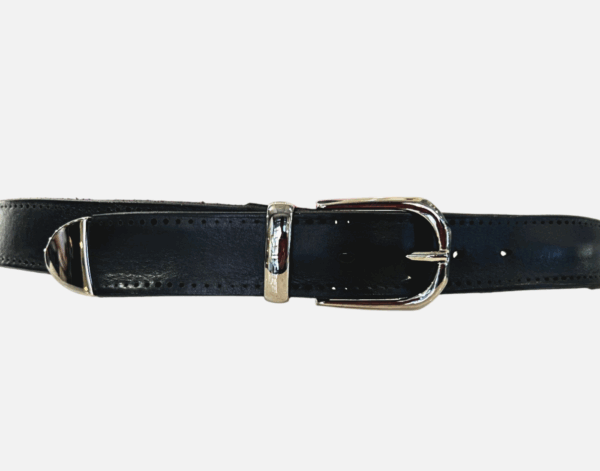 Orciani Cintura Bull Soft - Pelle Nera