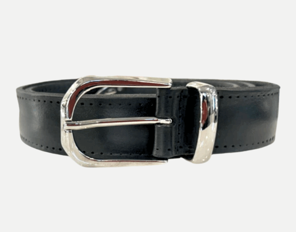 Orciani Cintura Bull Soft - Pelle Nera