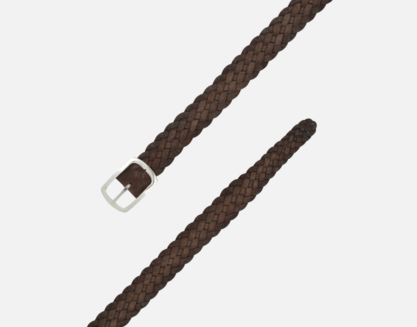 Orciani Cintura Reversibile Hunting Double - Intreccio in Suede
