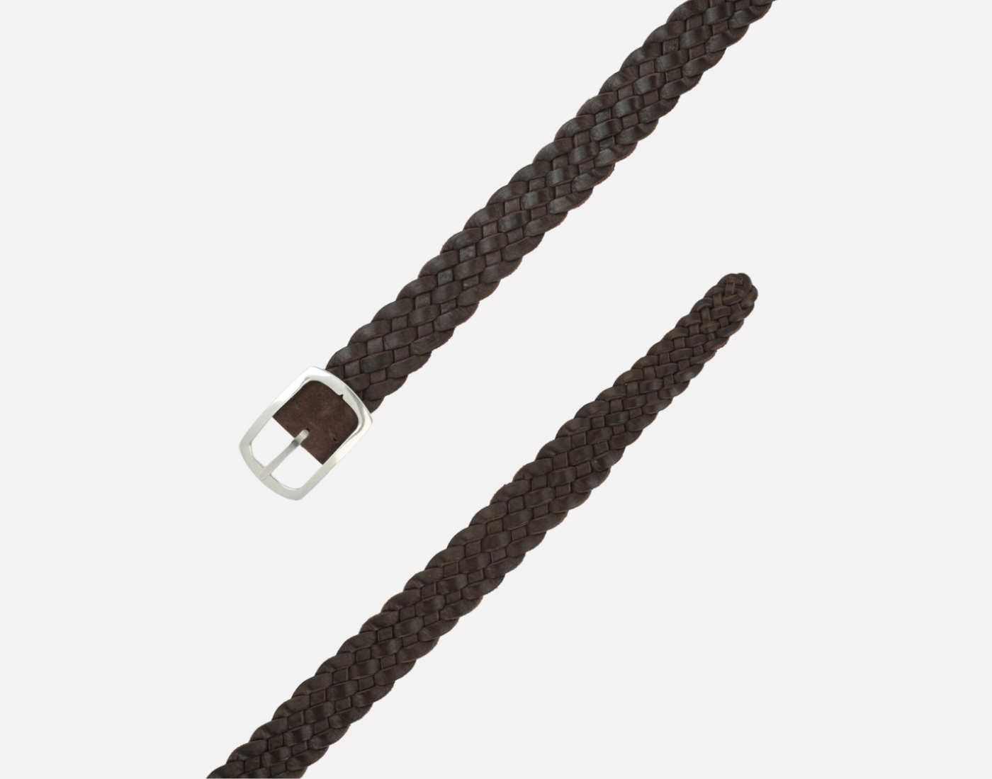 Orciani Cintura Reversibile Hunting Double - Intreccio in Suede
