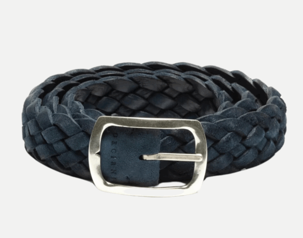 Orciani Cintura Reversibile Hunting Double - Intreccio in Suede