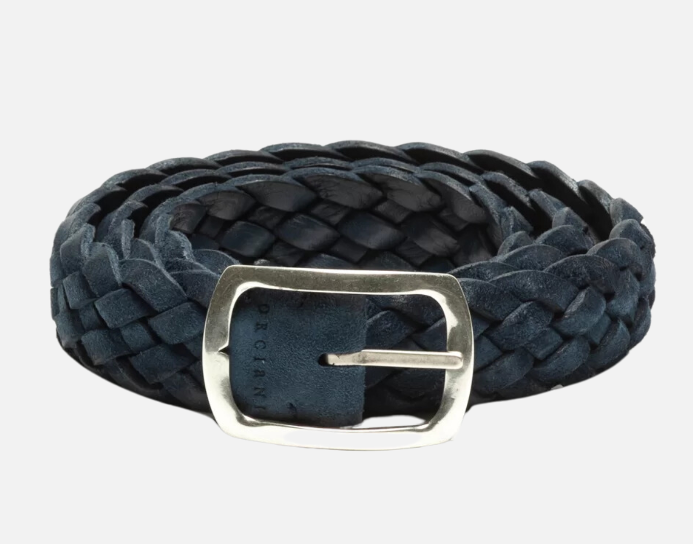 Orciani Cintura Reversibile Hunting Double - Intreccio in Suede