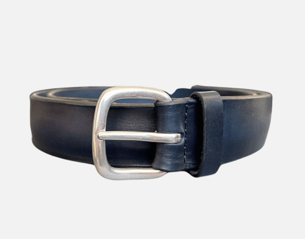 Orciani Cintura Bull Soft in Cuoio Blu - Classico e Versatile
