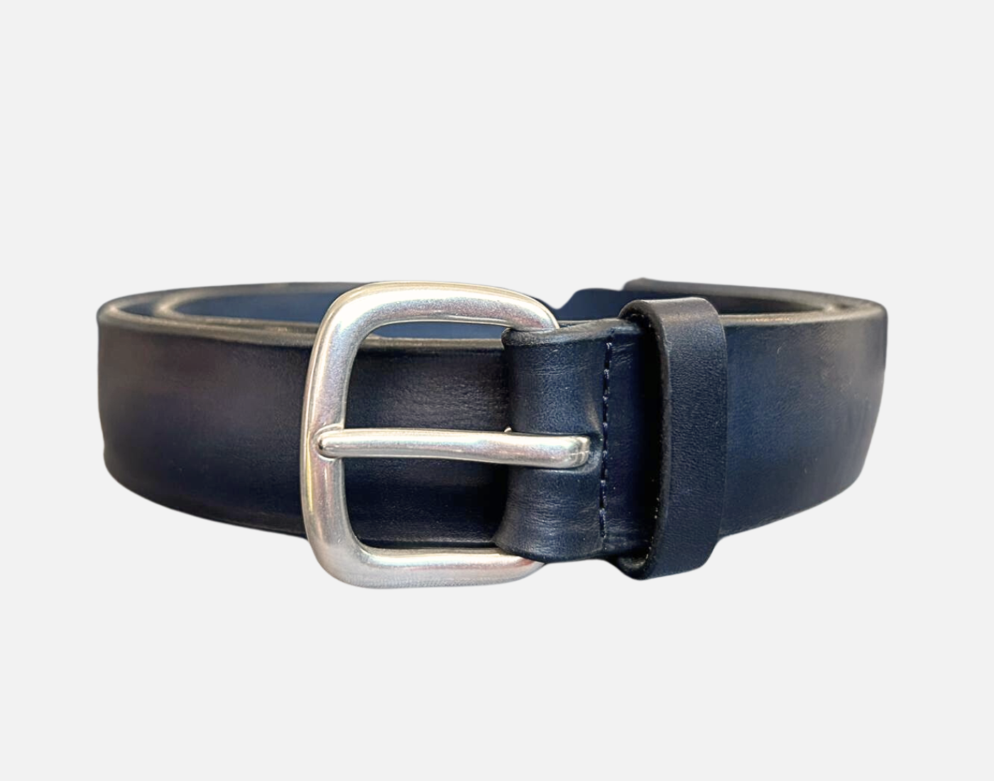 Orciani Cintura Bull Soft in Cuoio Blu - Classico e Versatile