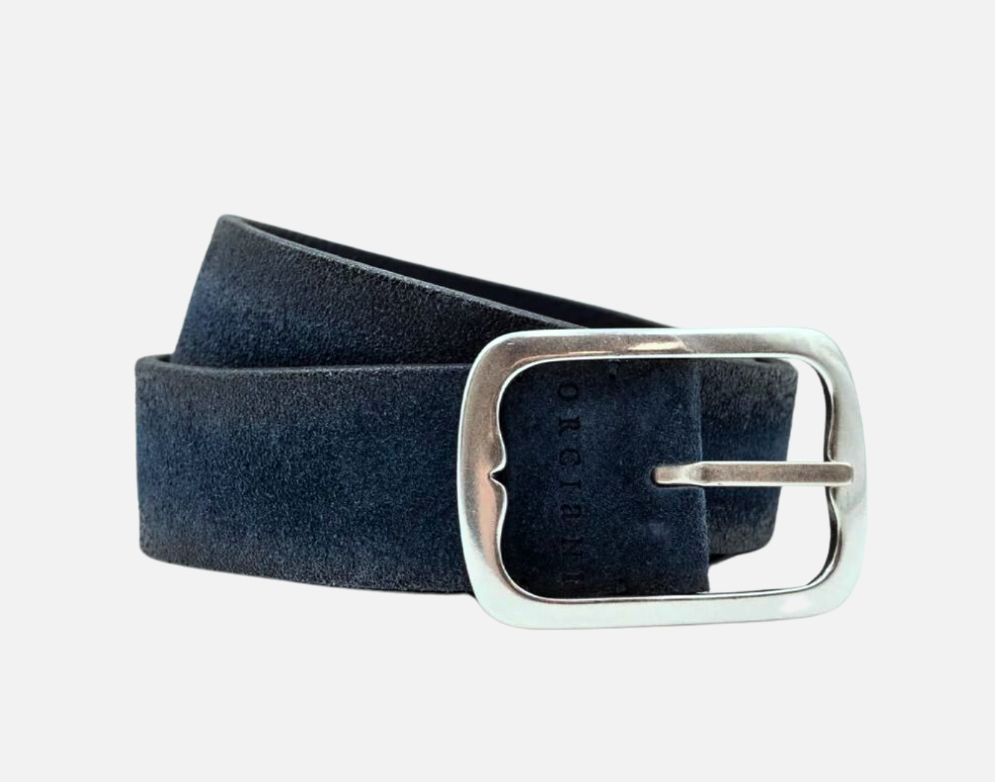 Orciani Cintura Hunting Double - Suede Spazzolato e Pelle