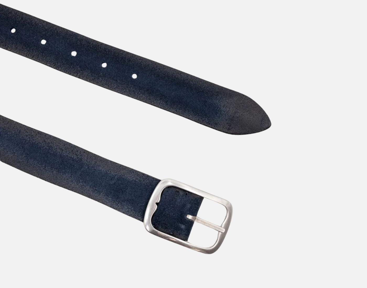 Orciani Cintura Hunting Double - Suede Spazzolato e Pelle