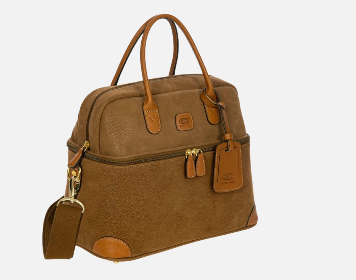 Beauty Case Firenze Camel Bric's - Eleganza e Praticità per Ogni Viaggio