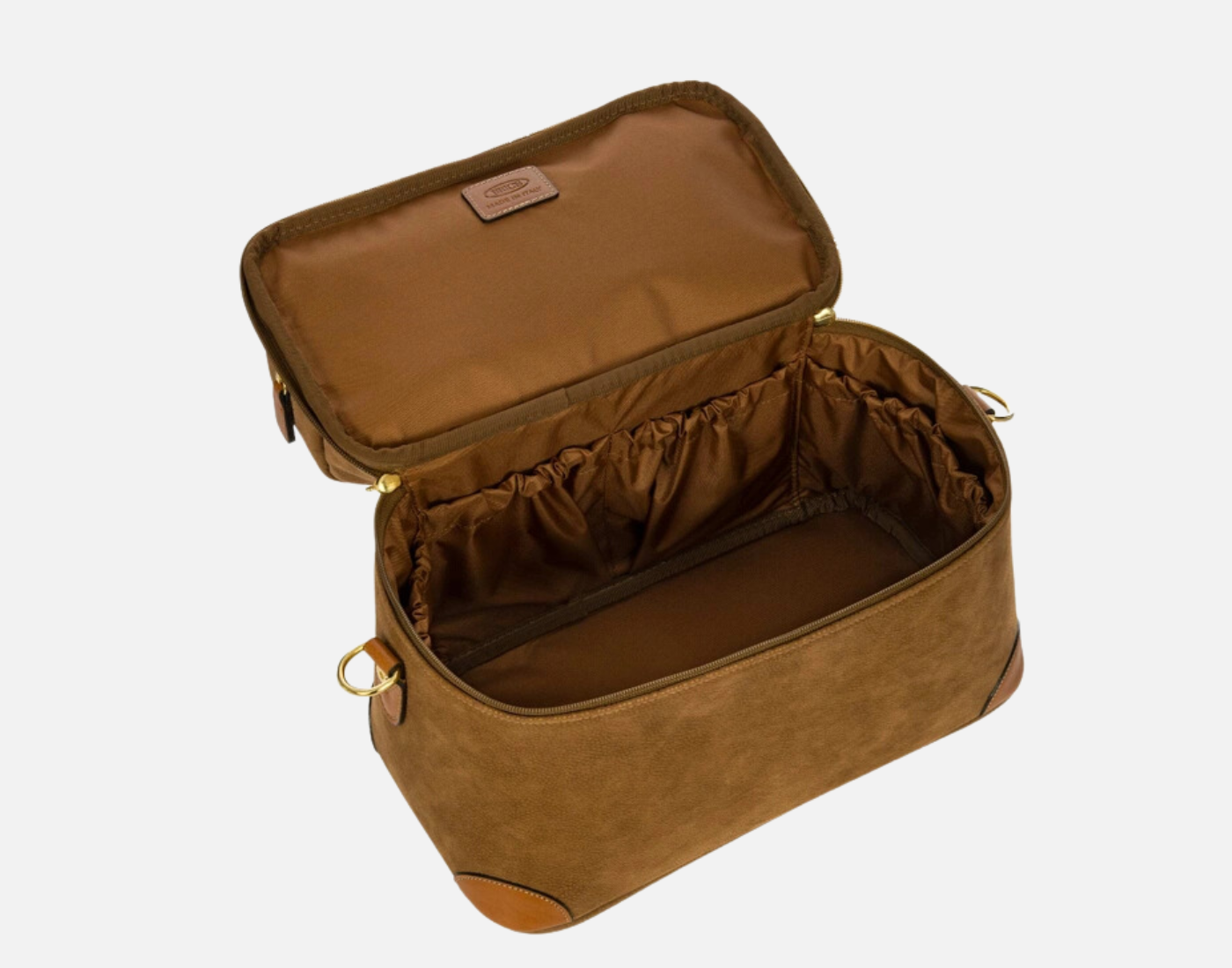 Beauty Case Firenze Camel Bric's - Eleganza e Praticità per Ogni Viaggio