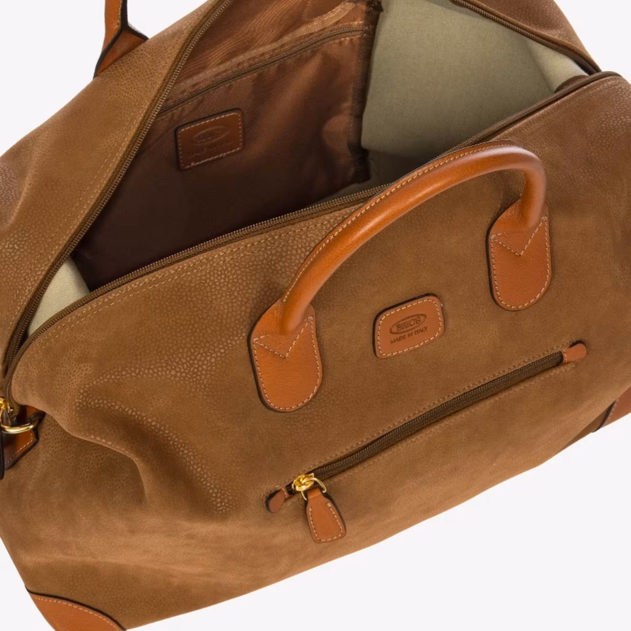 Borsone Piccolo Life Camel Bric's - Eleganza e Funzionalità Made in Italy