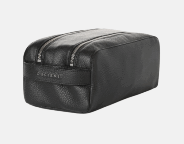 Orciani Micron Beauty Case in Pelle Nera - Eleganza e Praticità