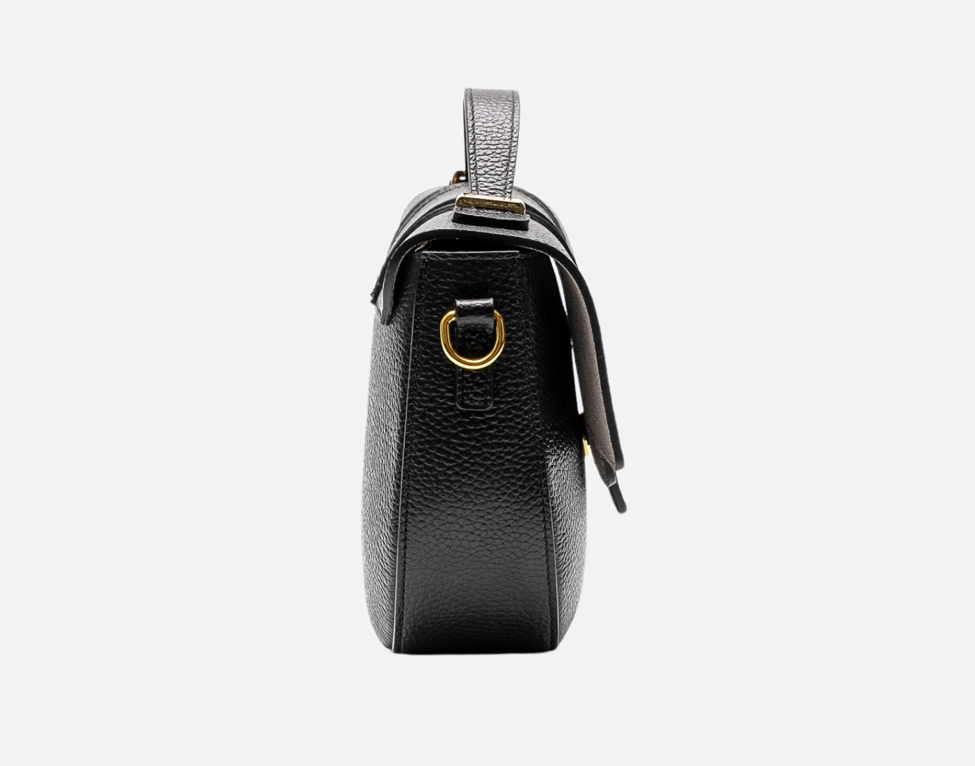 IoeF Kim Borsa tracolla in pelle martellata nera