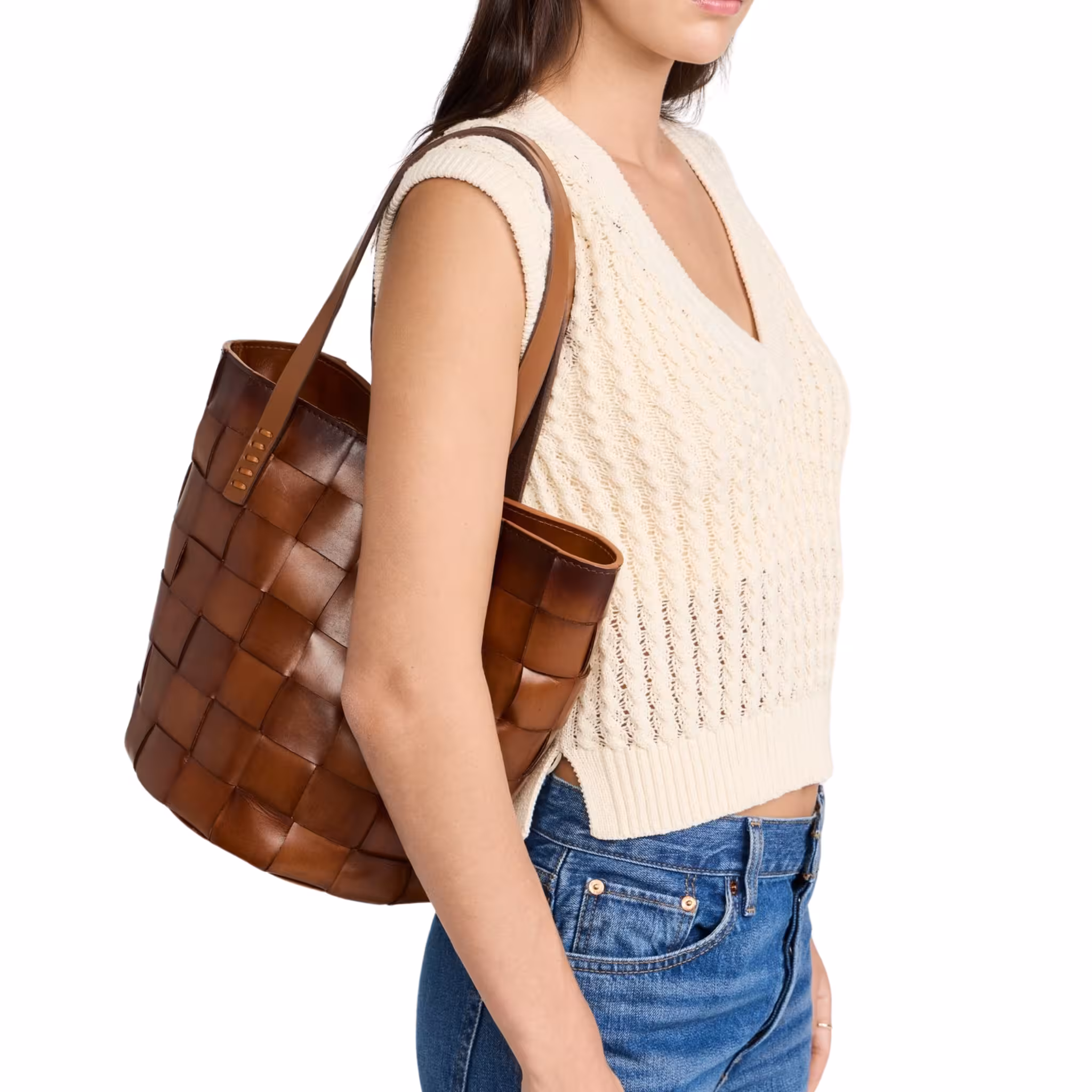 Dragon Diffusion Japan Bucket Bag – Pelle intrecciata, stile e simbolo Dragon Diffusion Japan Bucket Bag in pelle intrecciata a mano