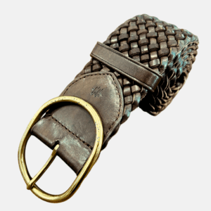 Dragon Diffusion BRASS OVAL BUCKLE Dark Brown
