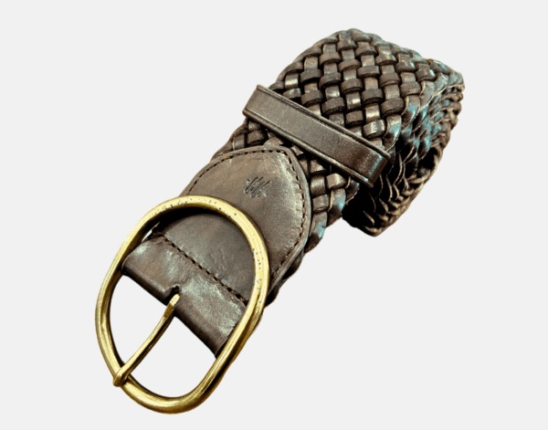 Dragon Diffusion BRASS OVAL BUCKLE Dark Brown