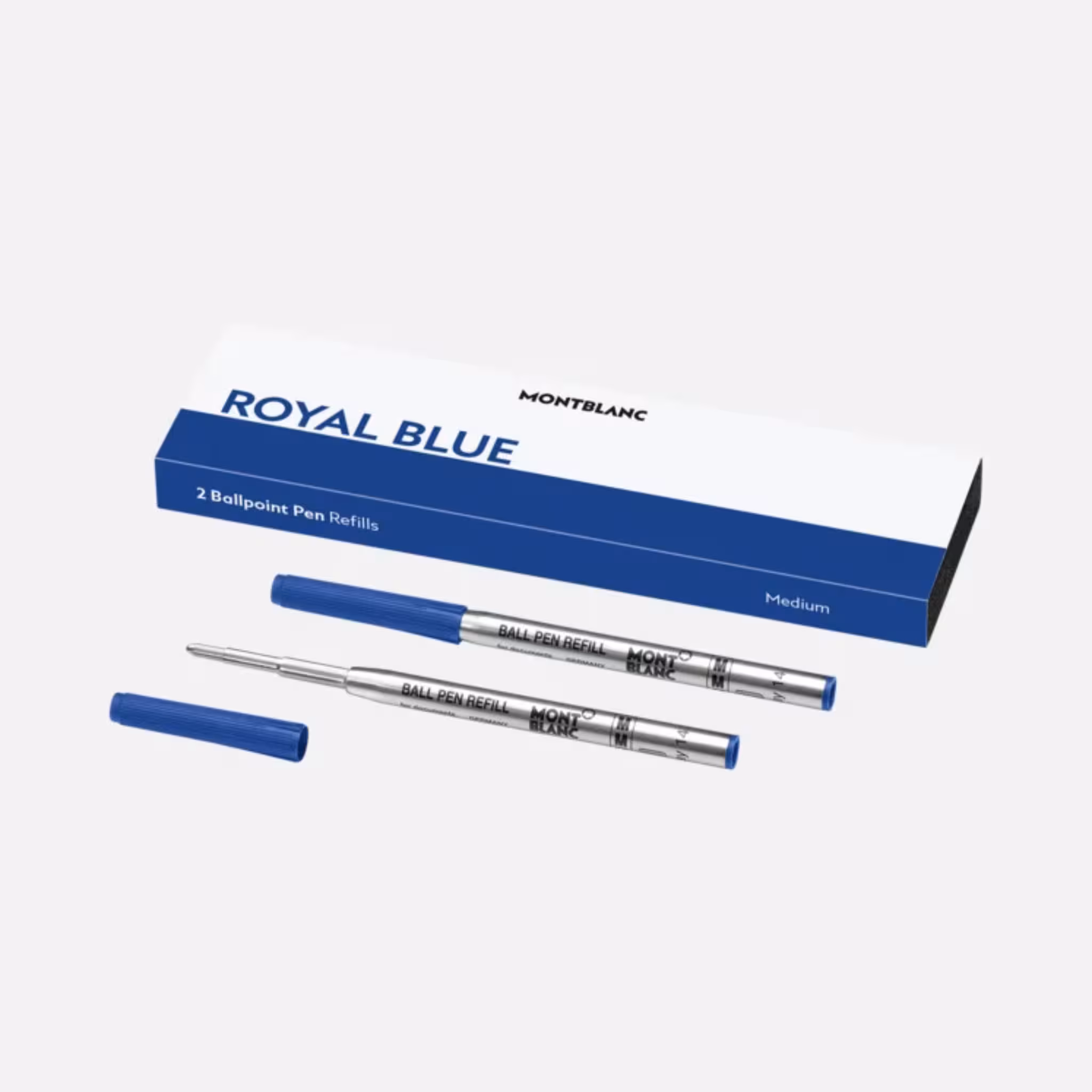 Refill Montblanc per Penna a Sfera Medio, Royal Blue Precisione ed Eleganza