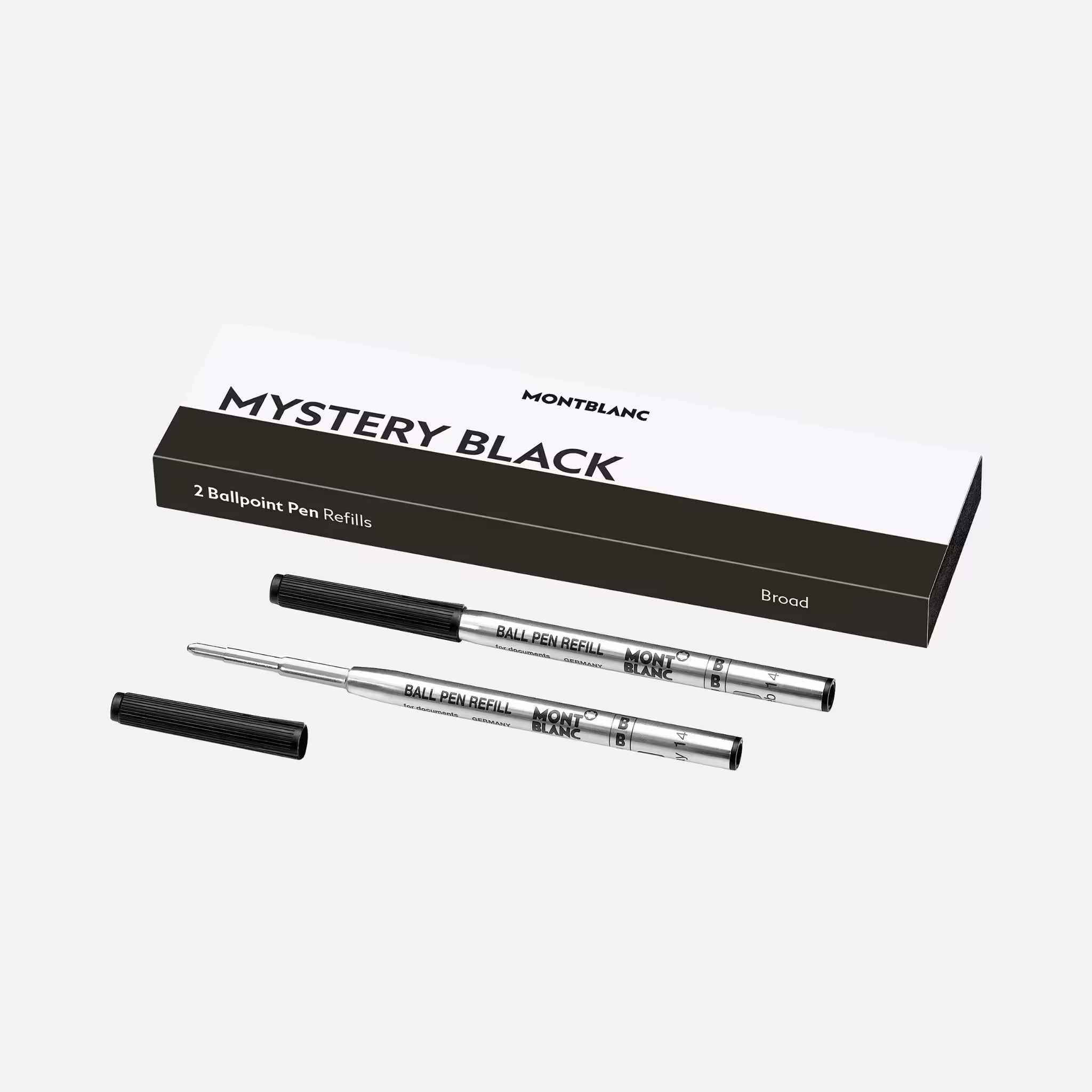 Refill Montblanc Mystery Black B: scrittura intensa e fluida