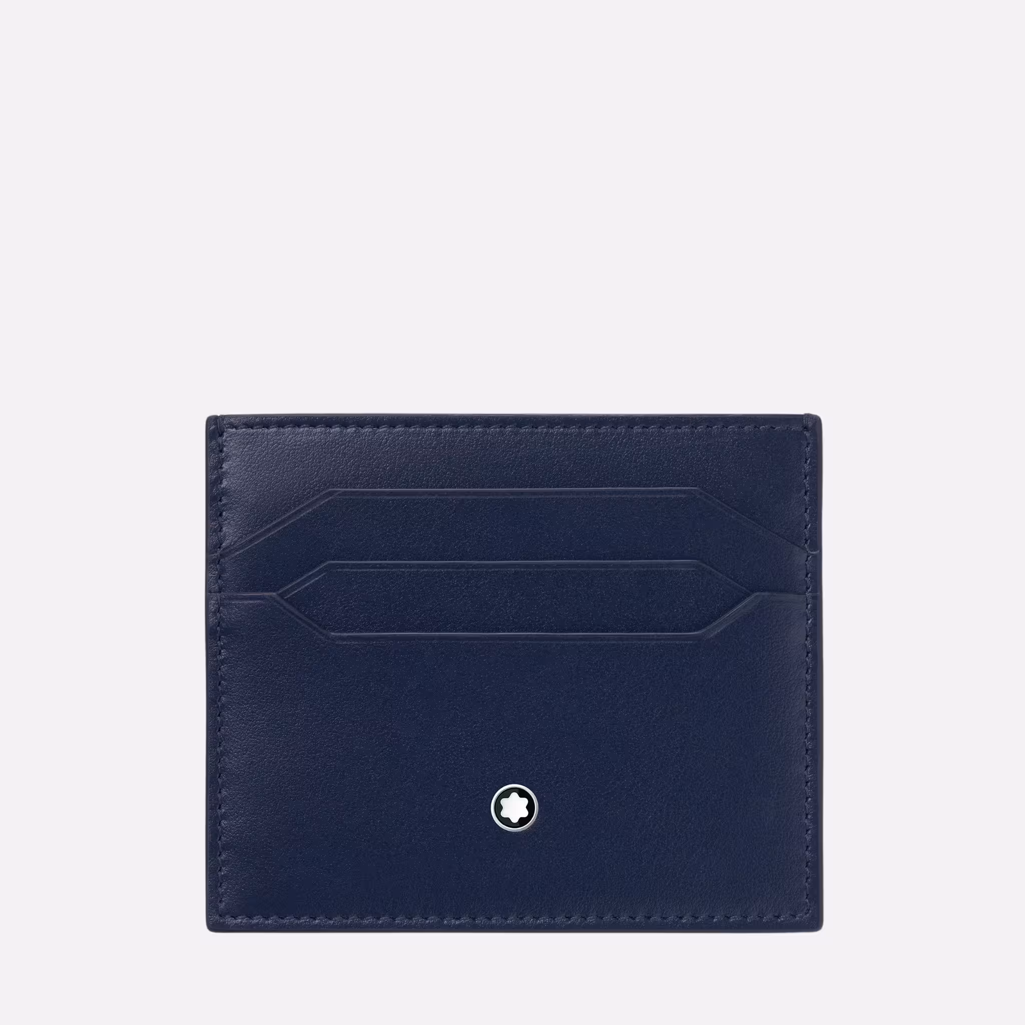 Montblanc - Porta Carte 6 Scomparti Meisterstück in Pelle Ink Blue