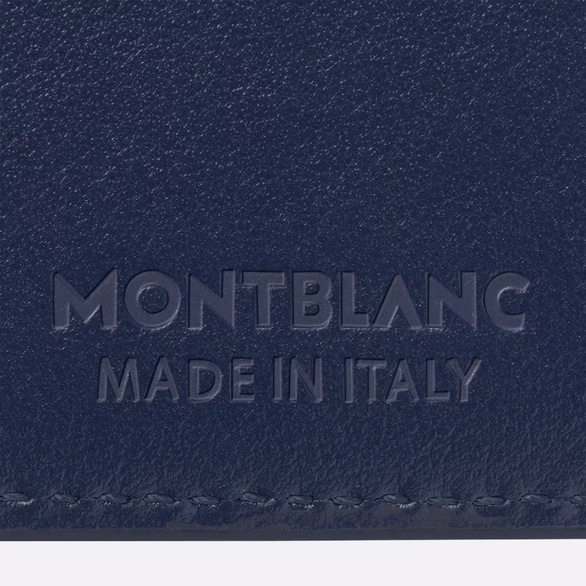Montblanc - Porta Carte 6 Scomparti Meisterstück in Pelle Ink Blue