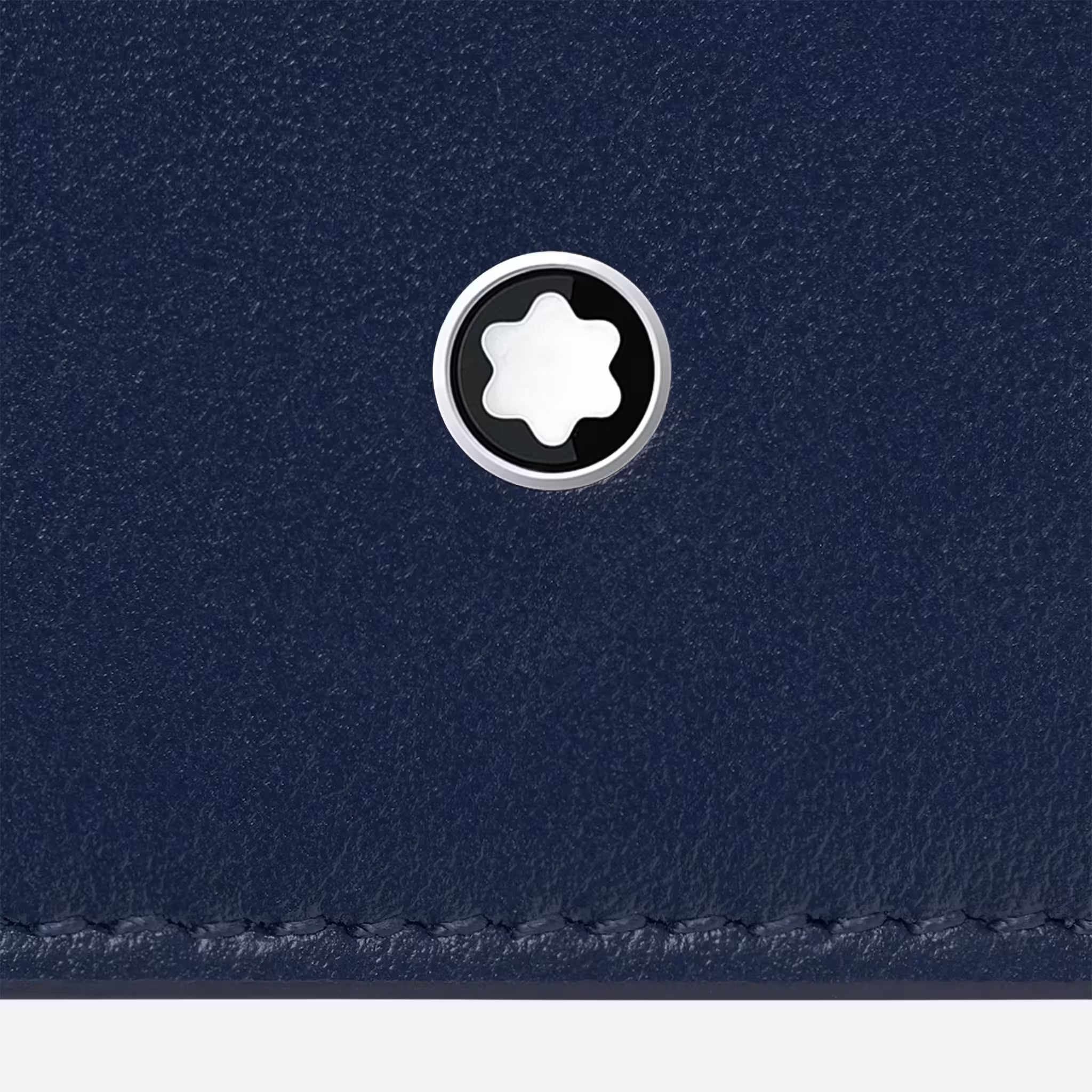 Montblanc - Porta Carte 6 Scomparti Meisterstück in Pelle Ink Blue