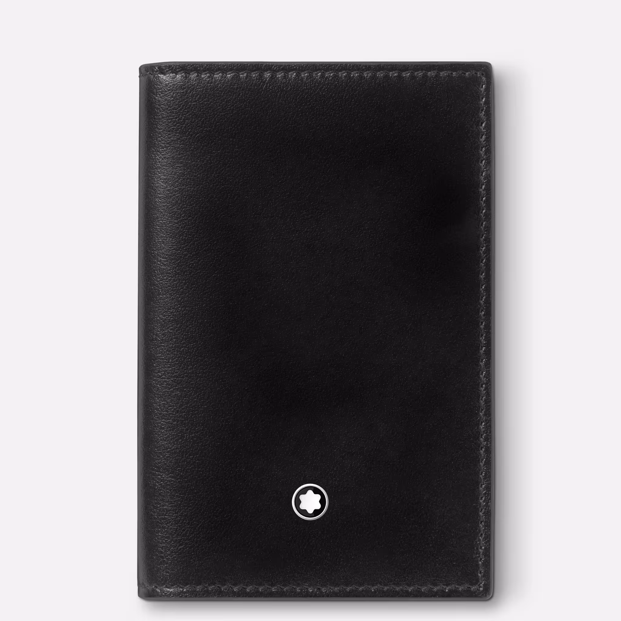 Porta carte Montblanc Meisterstück pelle nera 2 scomparti con tasche extra