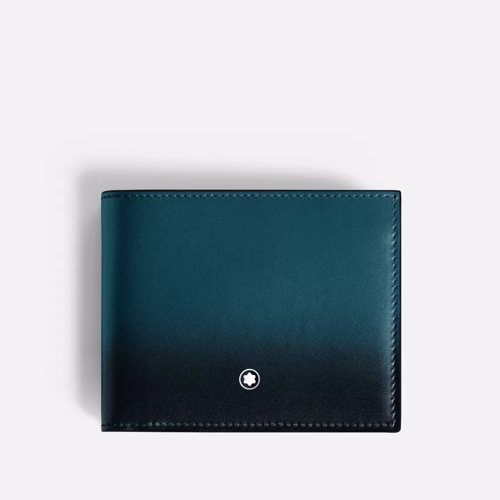 Portafoglio Montblanc Meisterstück pelle blu Cipro 6 scomparti
