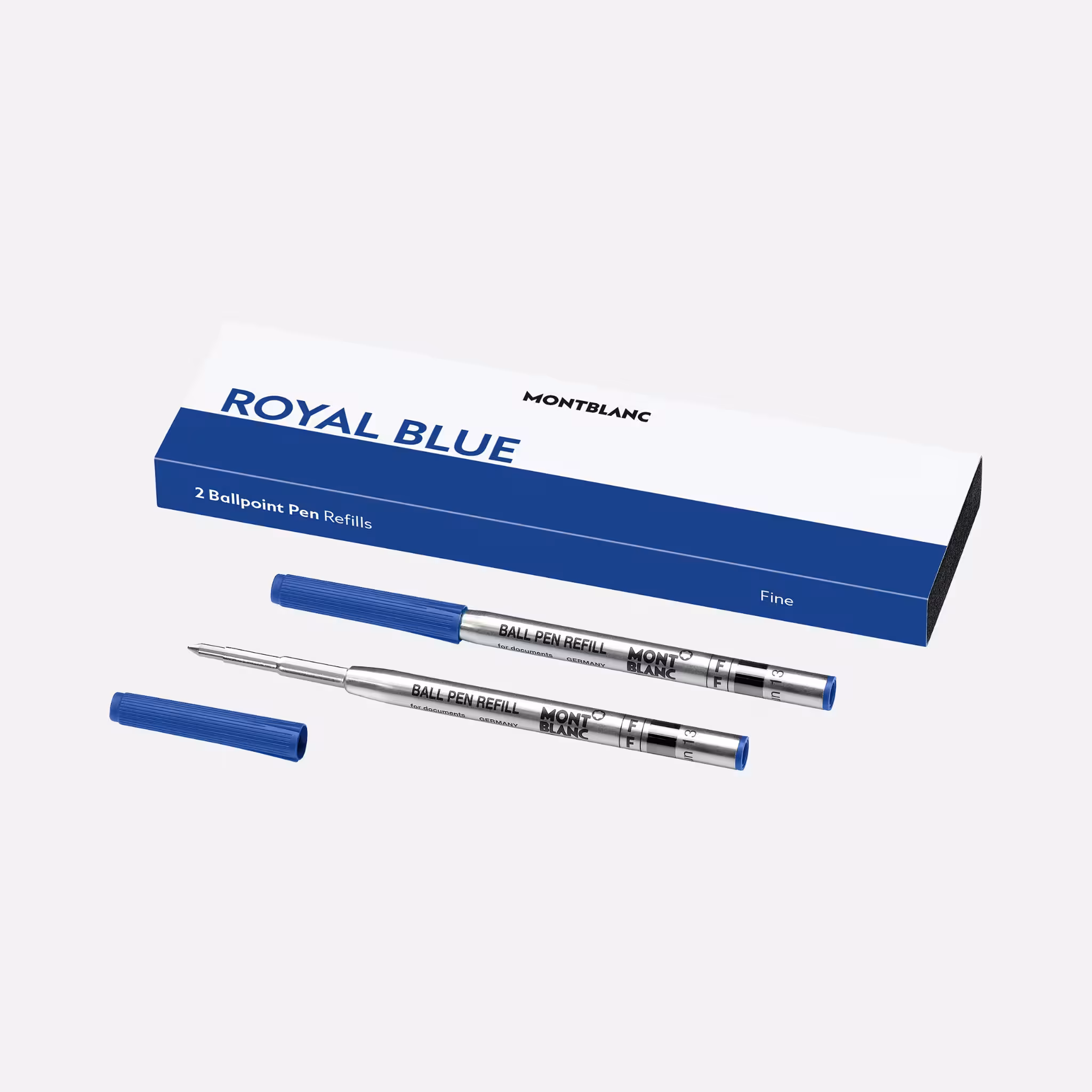 Refill Montblanc per Penna a Sfera Fine, Royal Blue Eleganza e Precisione