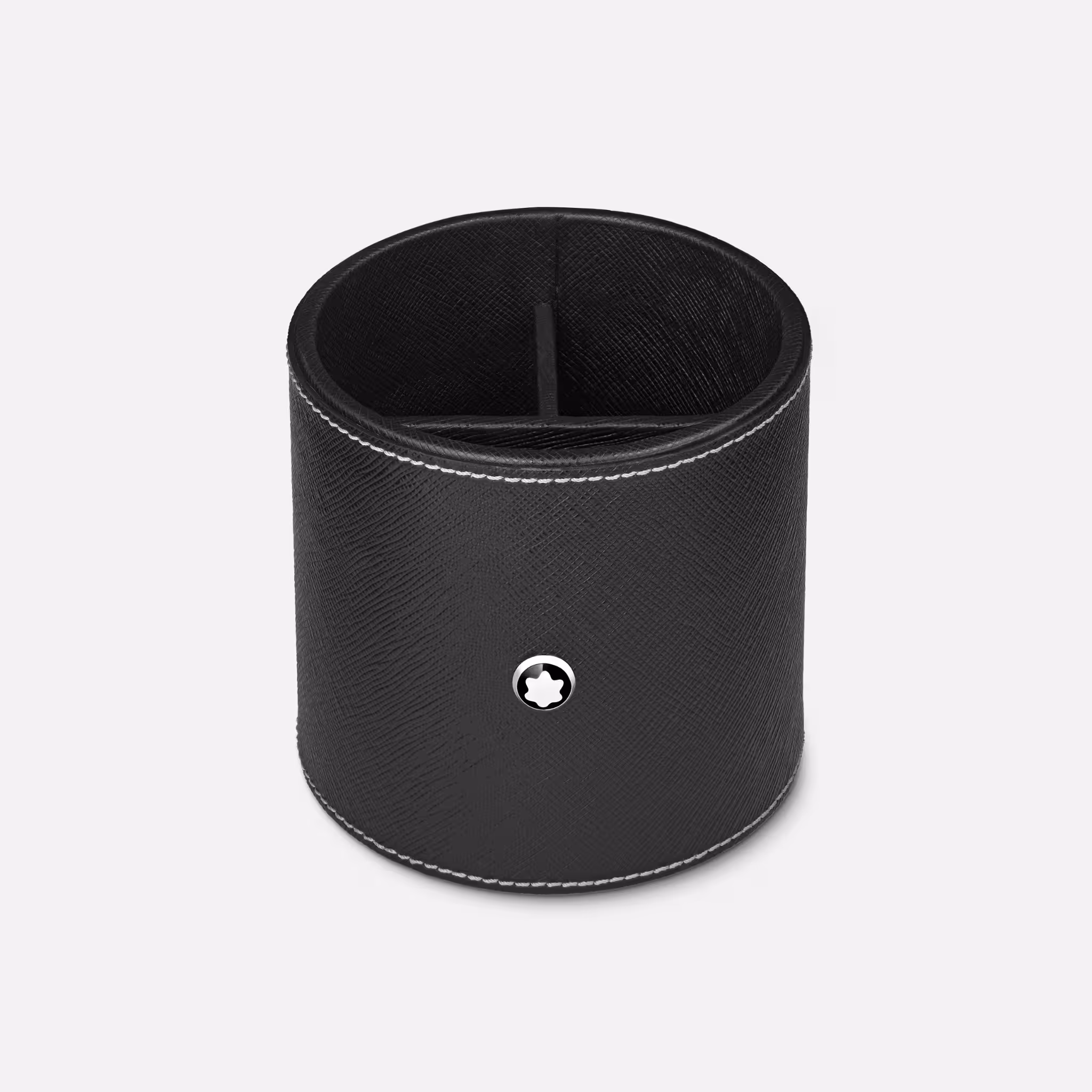 Montblanc Portapenne Rotondo in Pelle Nera: stile e ordine sulla tua scrivania