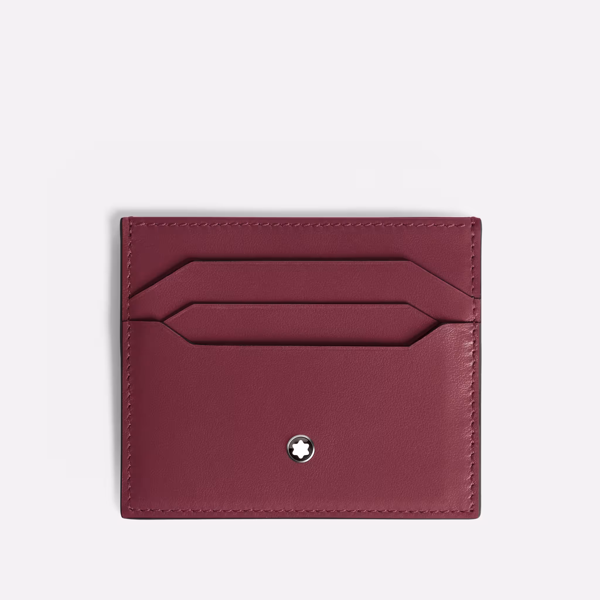 Porta Carte Meisterstück 6 Scomparti in Pelle Cassis - Eleganza Compatta