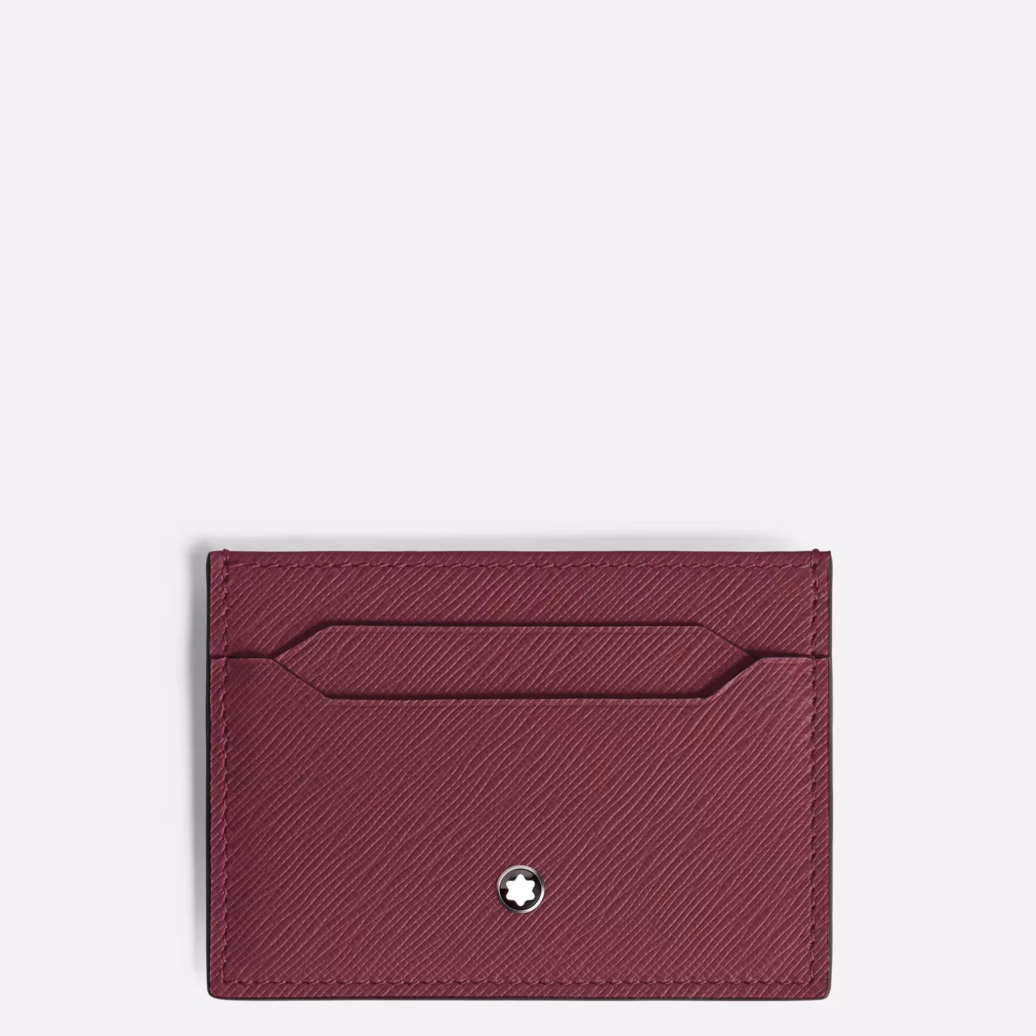 Porta Carte Sartorial 5 Scomparti in Pelle Cassis - Eleganza e Praticità
