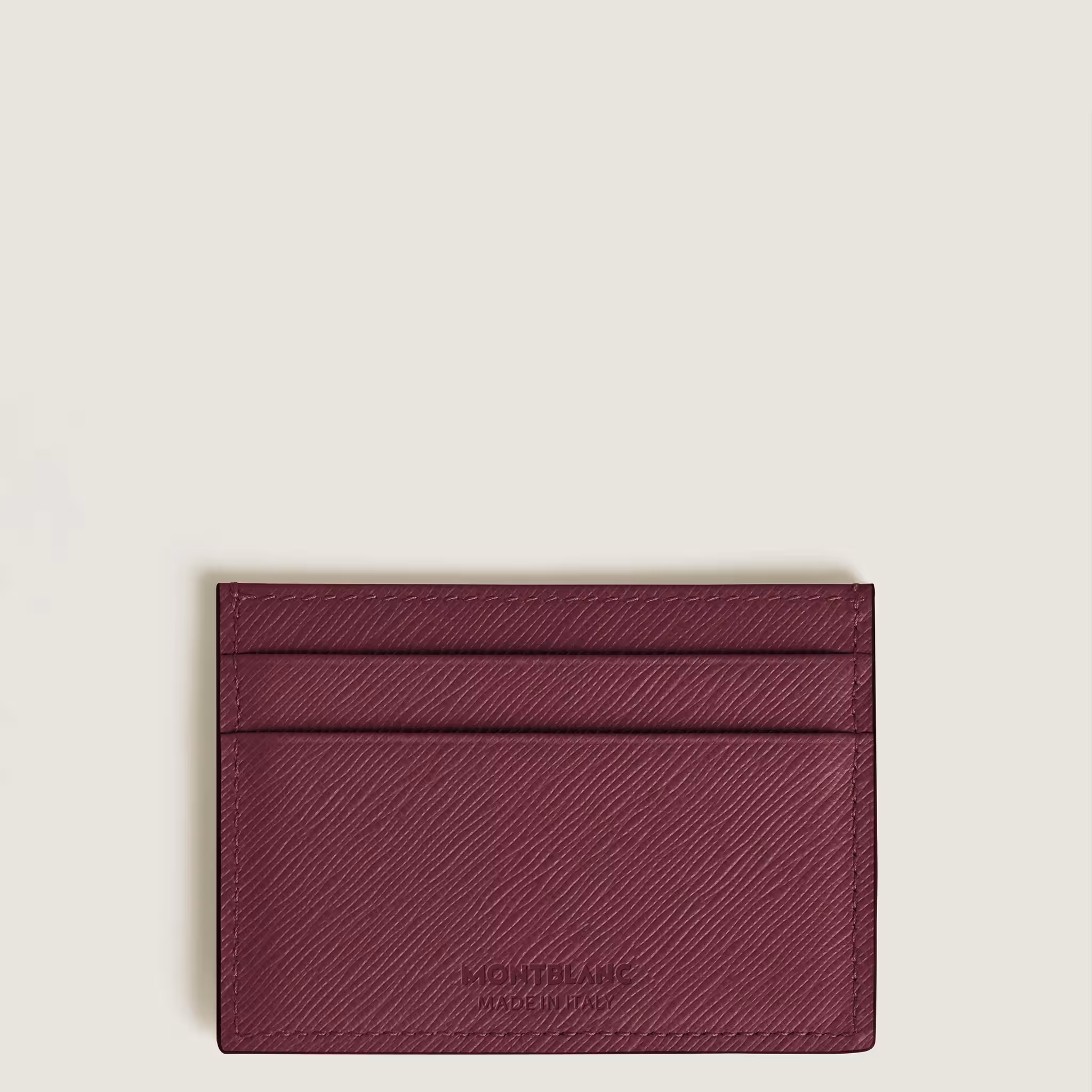 Porta Carte Sartorial 5 Scomparti in Pelle Cassis - Eleganza e Praticità