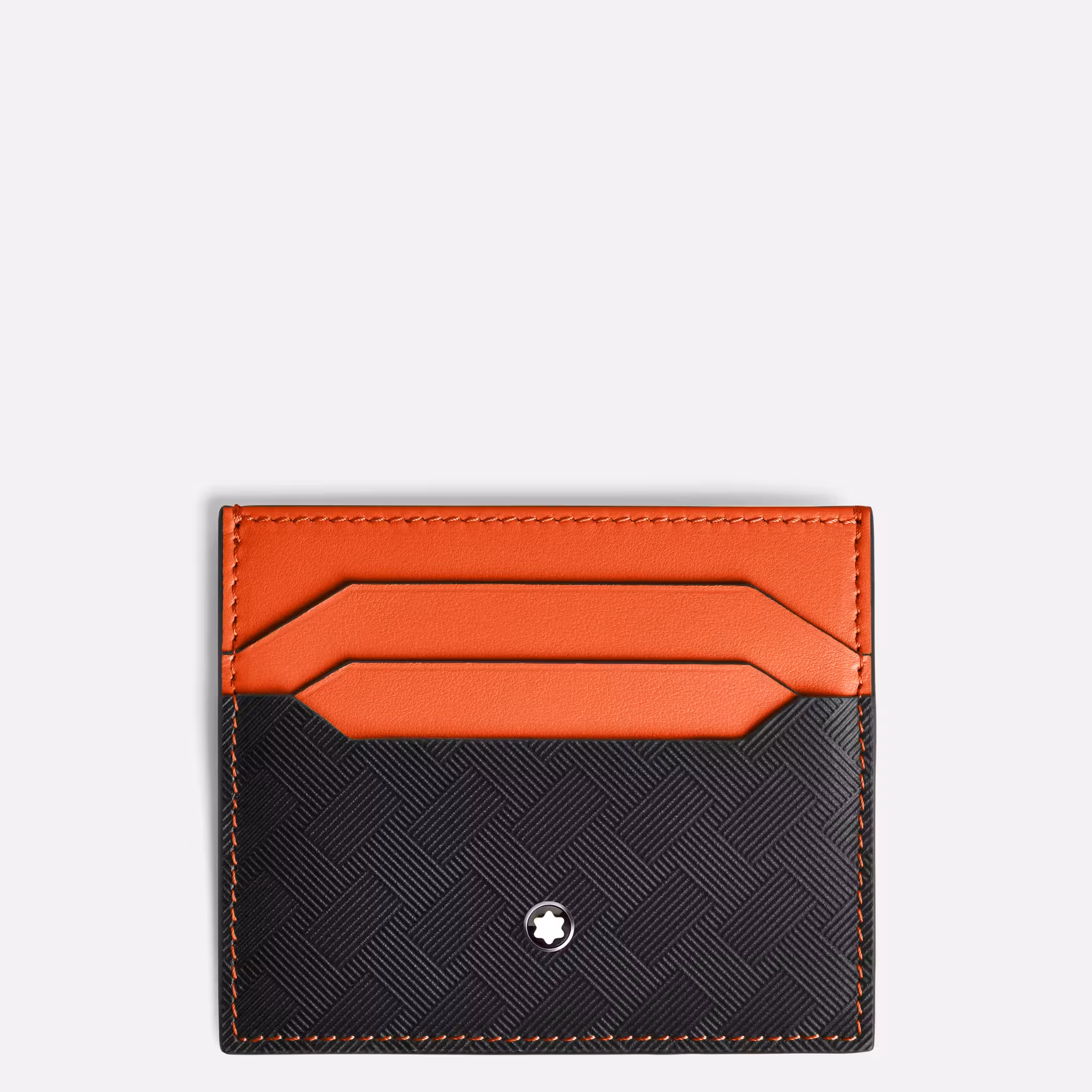 Porta Carte 6 Scomparti Extreme 3.0 in Pelle Nero/Cayenna