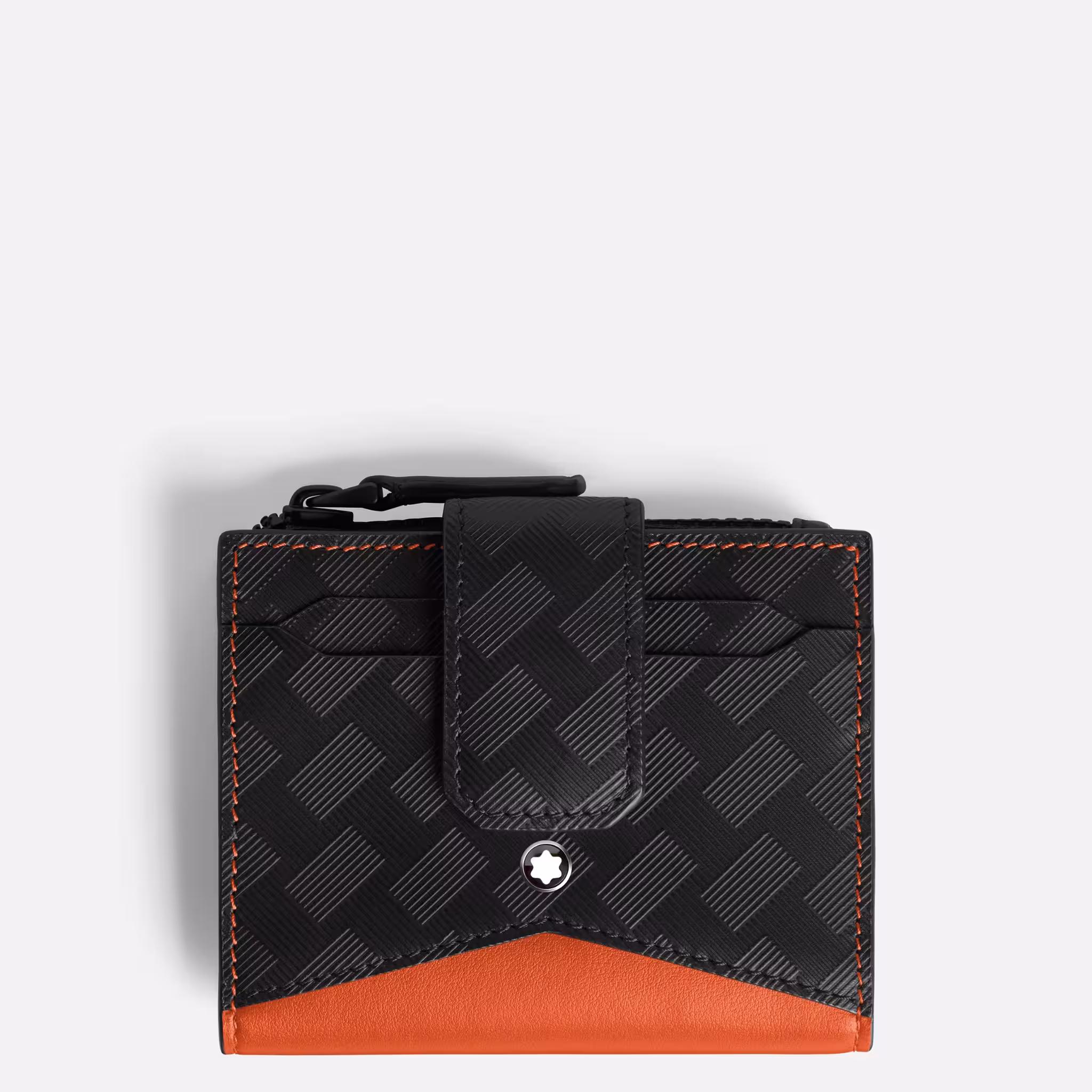 Portafoglio 6 Scomparti Mini Extreme 3.0 in Pelle Nero/Cayenna