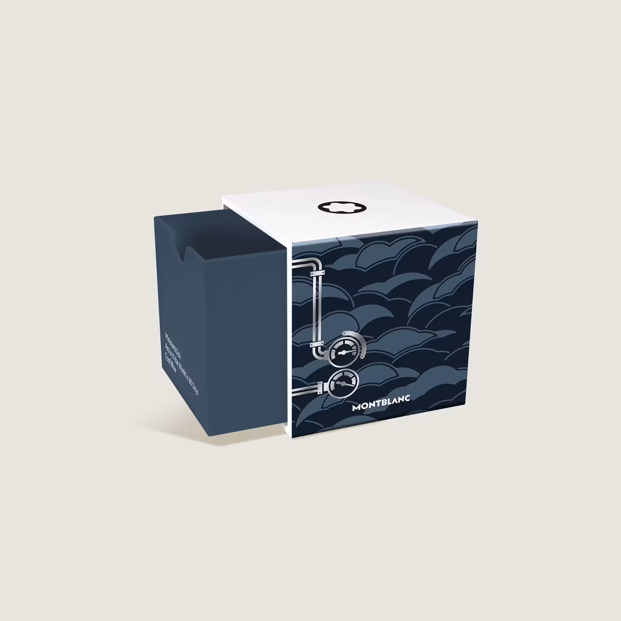 Montblanc Inchiostro Blu Carbone - Around the World in 80 Days