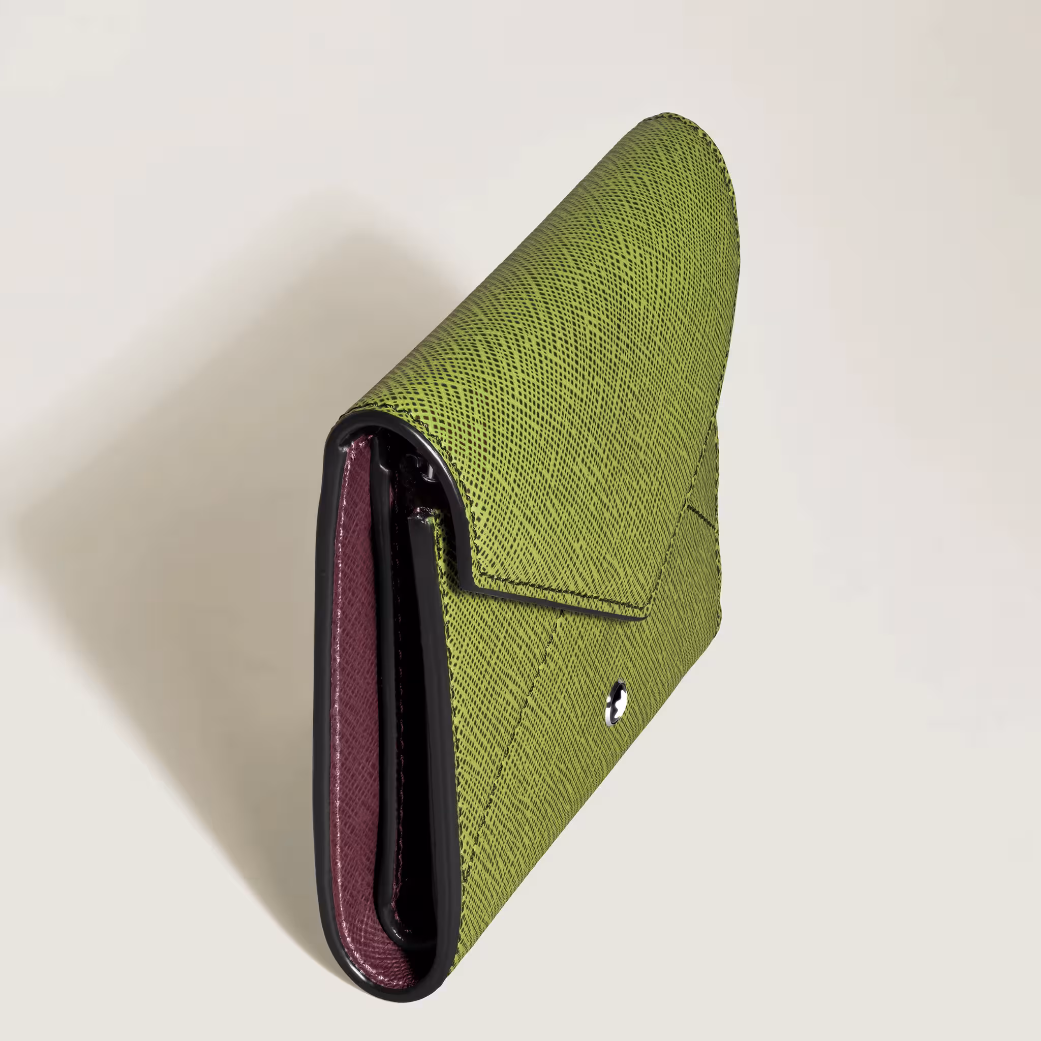 Portafoglio Trio Sartorial in Pelle Multi Lime Montblanc