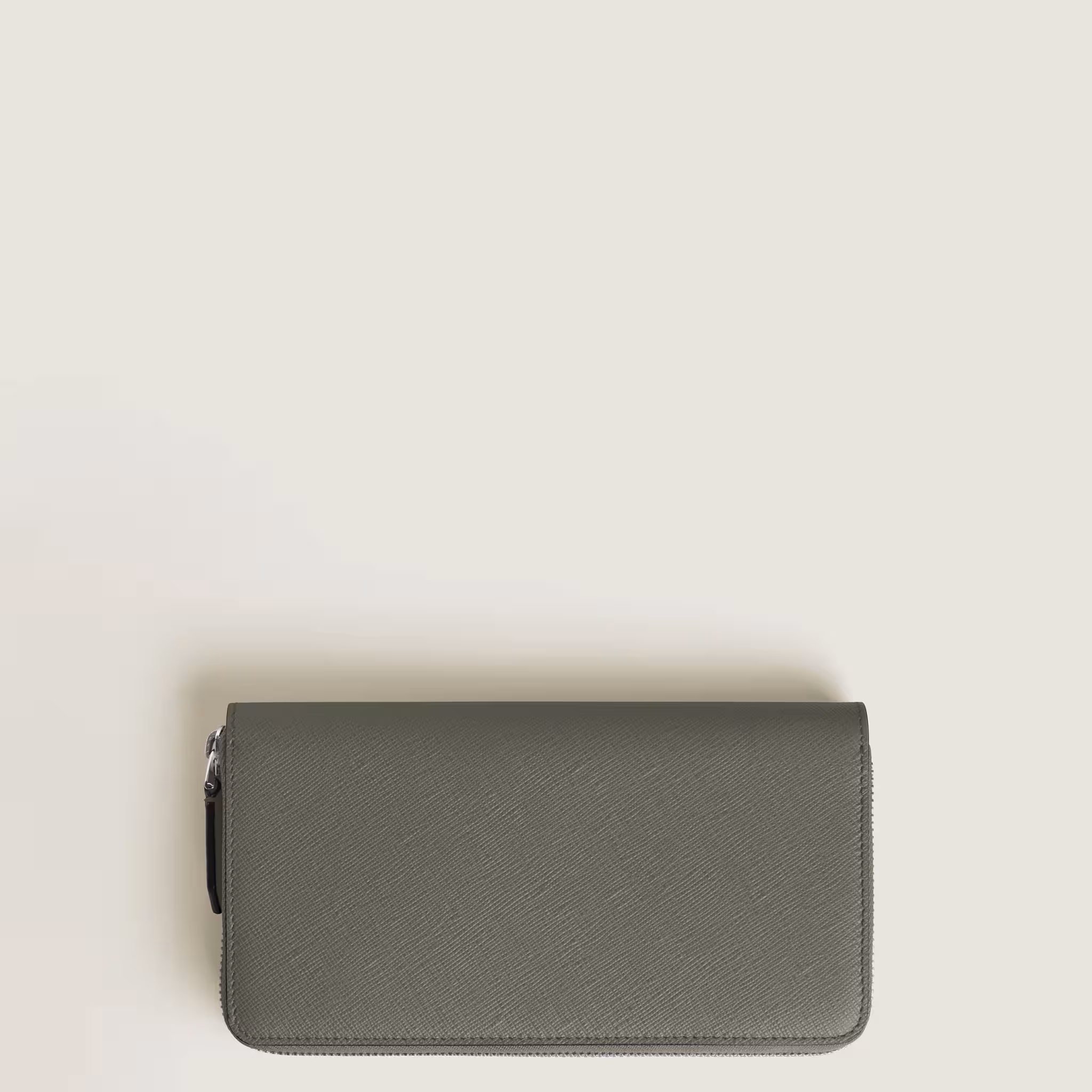 Montblanc Portafoglio Sartorial 12 Scomparti con Cerniera Completa - Medium Grey